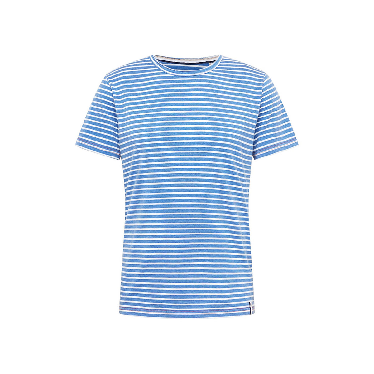 KEY LARGO Shirt Danilo blau/weiß