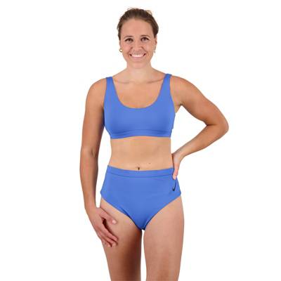 NIKE swim Bikinioberteil Sneakerkini Scoop Neck Bikini-Oberteile atlantikblau