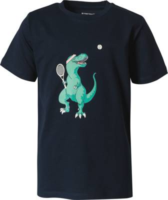 TOM TAILOR T-Shirt für Jungen Dinosaurier dunkelblau