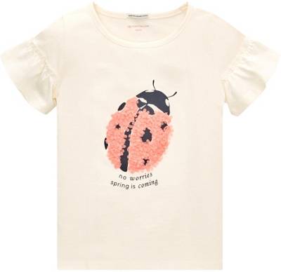 TOM TAILOR T-Shirt für Mädchen wollweiß Mädchen Gr. 104/110
