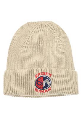 Spider-Man Spider-Man Kinder Mütze Strick-Mütze beige