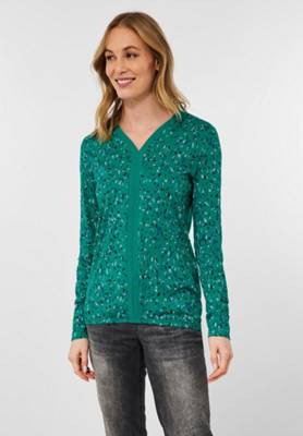 CECIL Langarmshirt für Mädchen grün