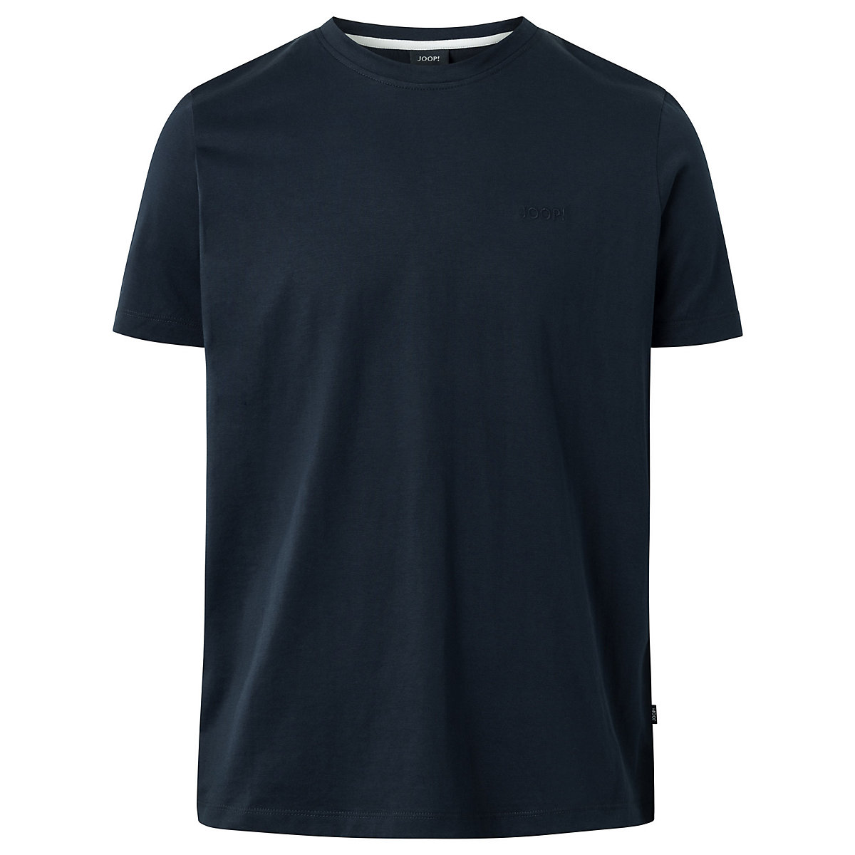 JOOP! Herren T-Shirt Cosimo Rundhals Halbarm Logo-Stickerei Baumwolle T-Shirts blau