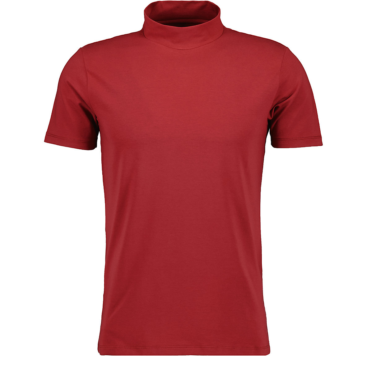 RAGMAN Stehkragen-Shirt Body fit T-Shirts weinrot