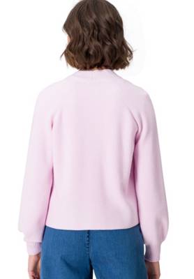 zero zero Strickjacke im Open Style lila SE7410