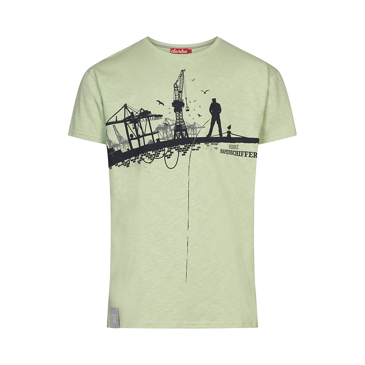 Derbe Hafenschiffer T-Shirts grün
