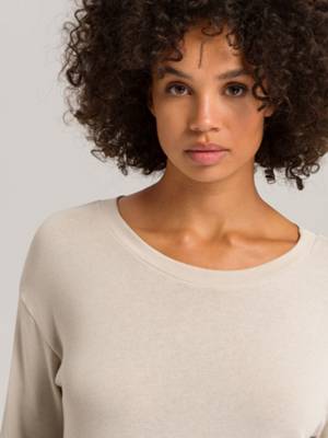 HANRO Longsleeve Summer Knits Langarmshirts hellrosa YN8426