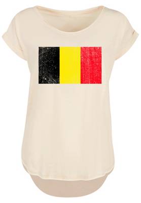 F4NT4STIC Belgium Belgien Flagge T-Shirts sand
