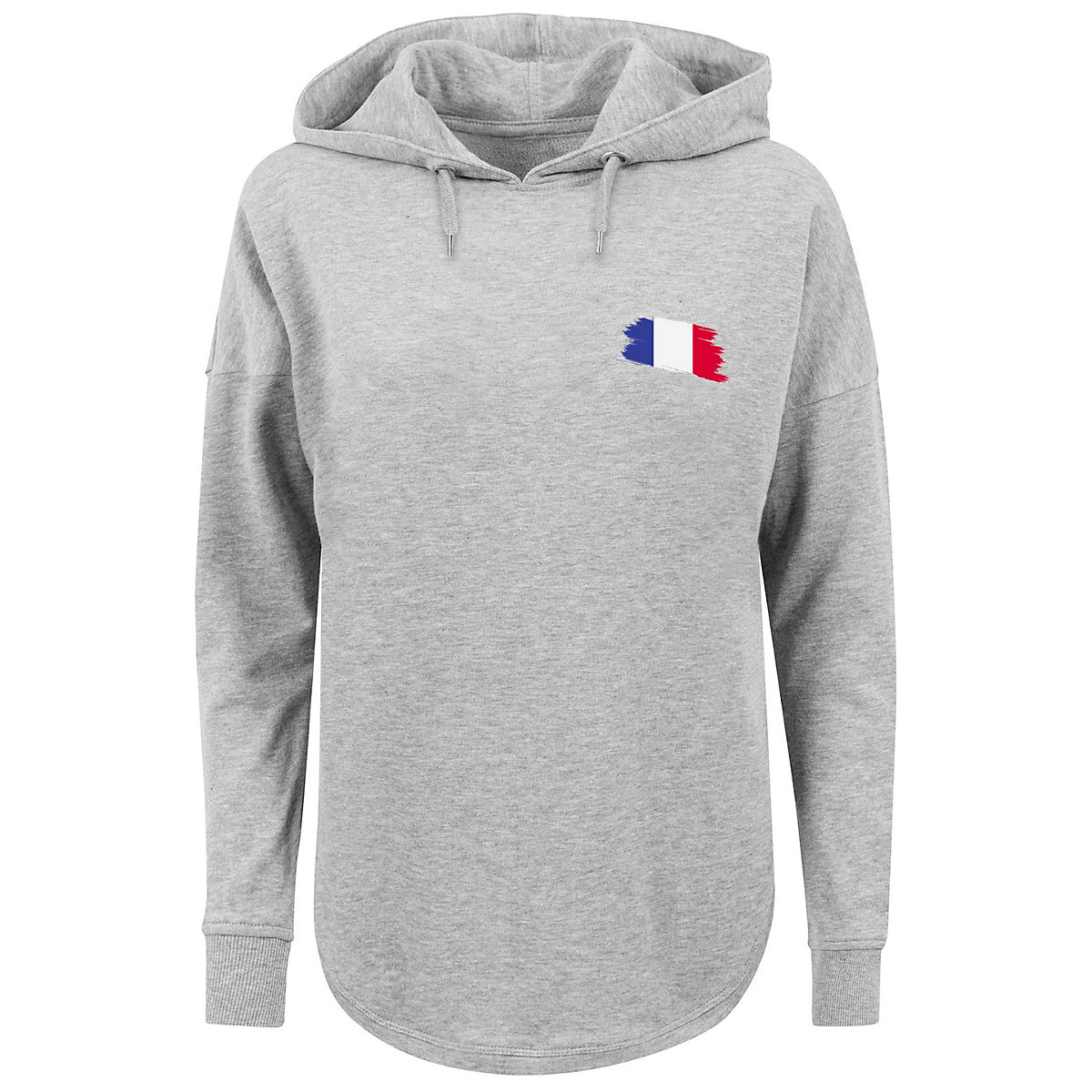 F4NT4STIC France Frankreich Flagge Fahne Kapuzenpullover grau