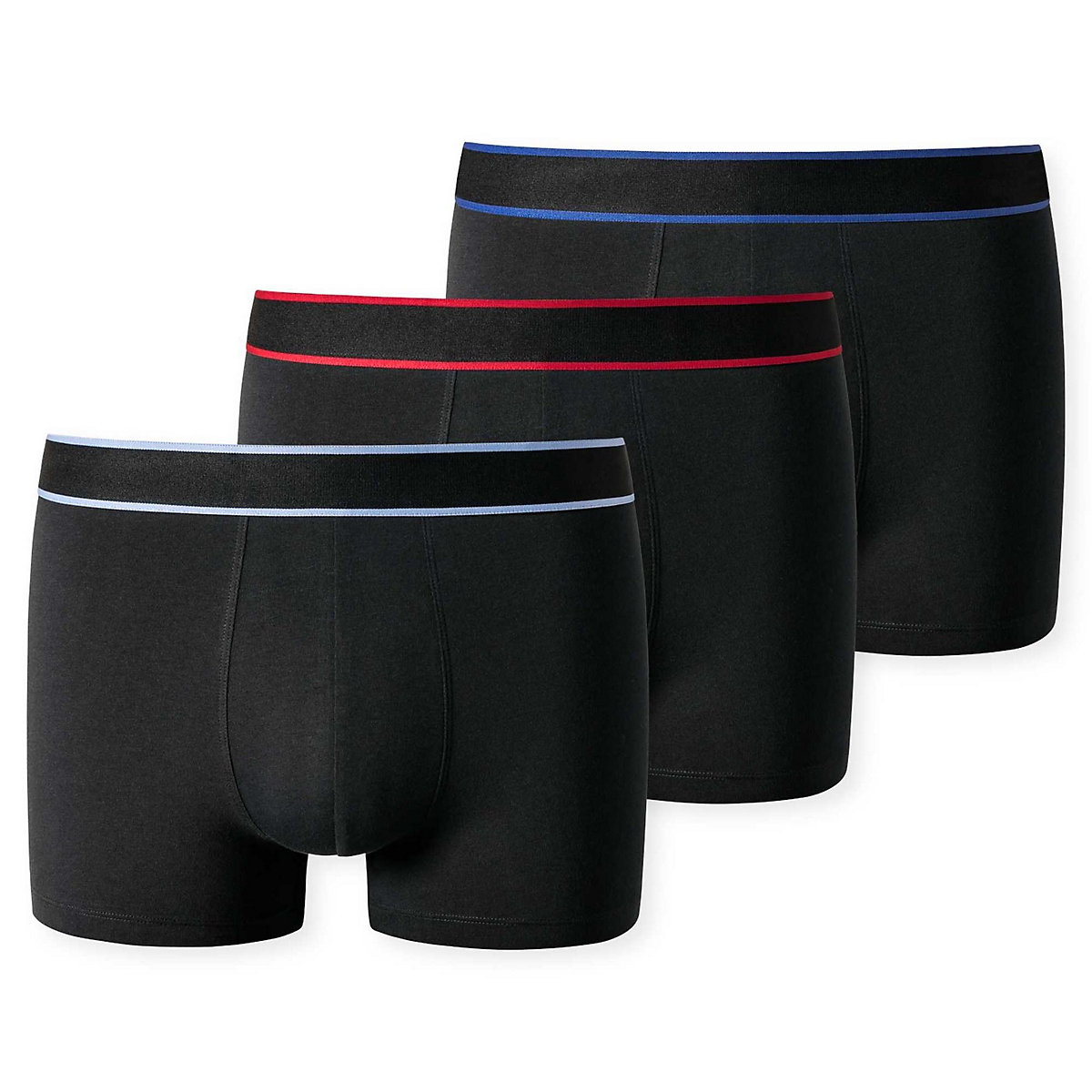 SCHIESSER Retro Short / Pant 3er Pack 95/5 Organic Cotton Panties schwarz