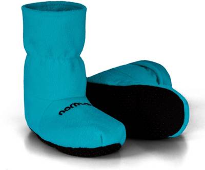 normani® Weiche Körnerpantoffeln mit Leinsamenfüllung für die Mikrowelle Hausschuhe blau