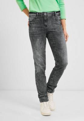 CECIL Loose Fit Jeans grey denim