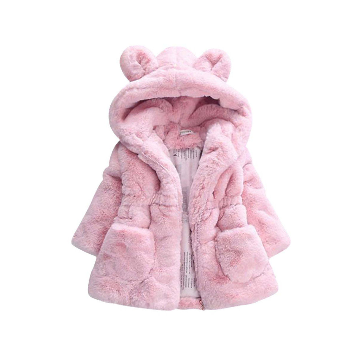 frler frler Hasenohren Mantel für Mädchen Mäntel für Mädchen rosa