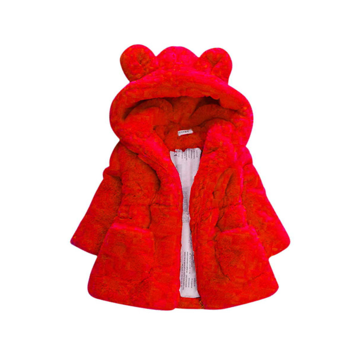 frler frler Hasenohren Mantel für Mädchen Mäntel für Mädchen rot