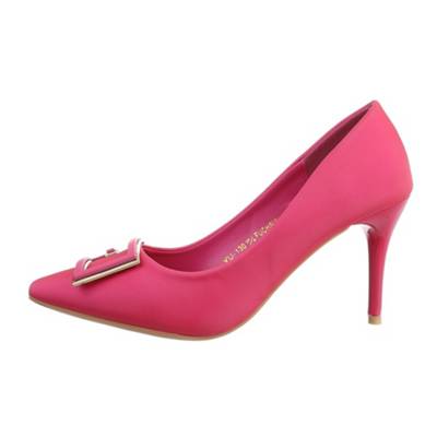 Ital-Design High Heel Pumps Pfennig-/Stilettoabsatz pink