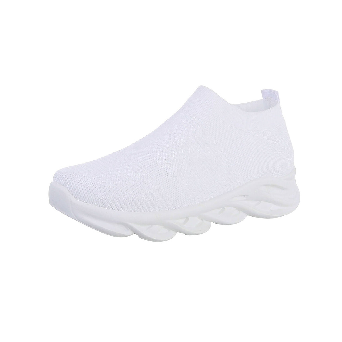 Ital-Design Sneakers Low Flach weiß