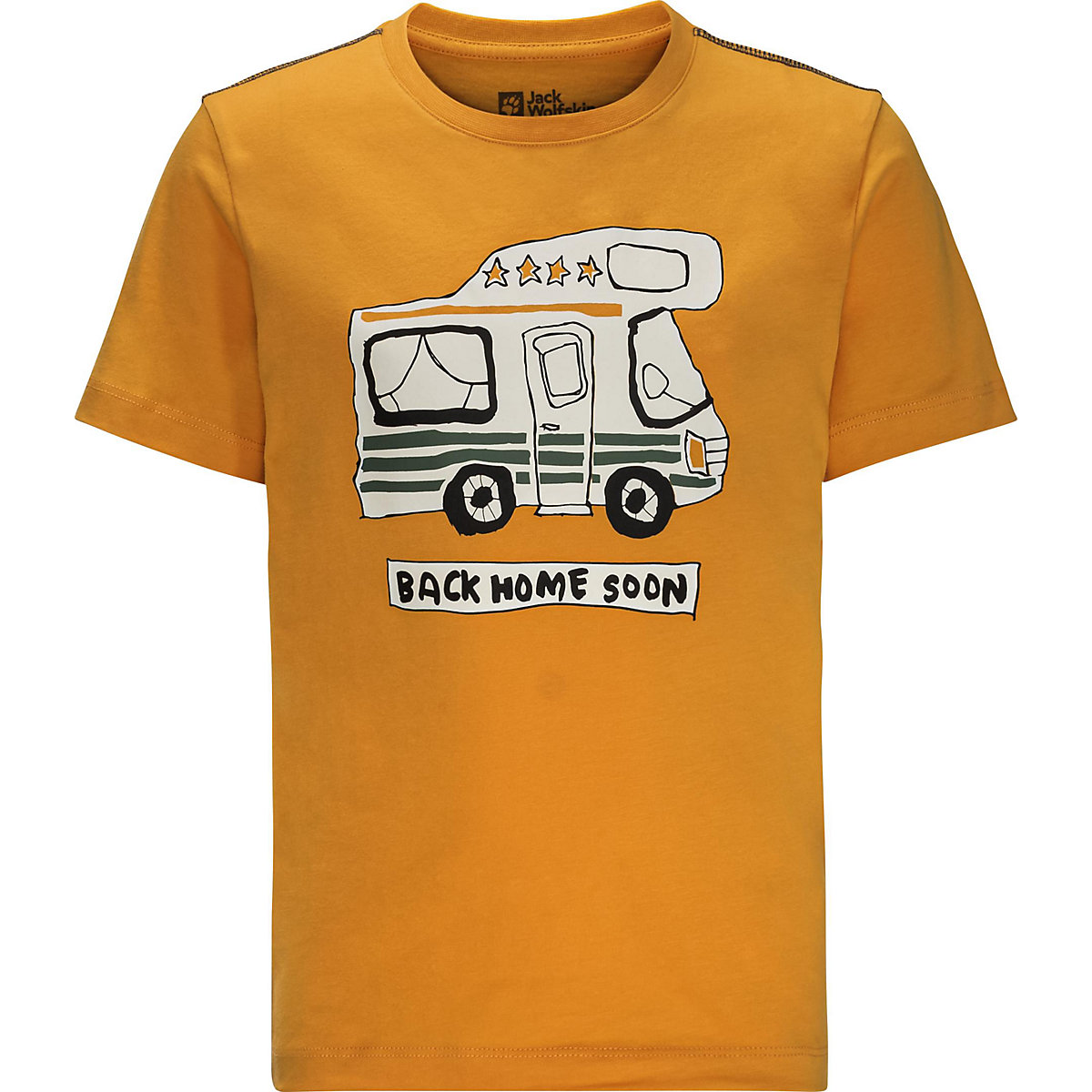 Jack Wolfskin T-Shirt für Jungen Organic Cotton orange