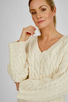 LovelySisters Strickpullover Pamela offwhite SE8062