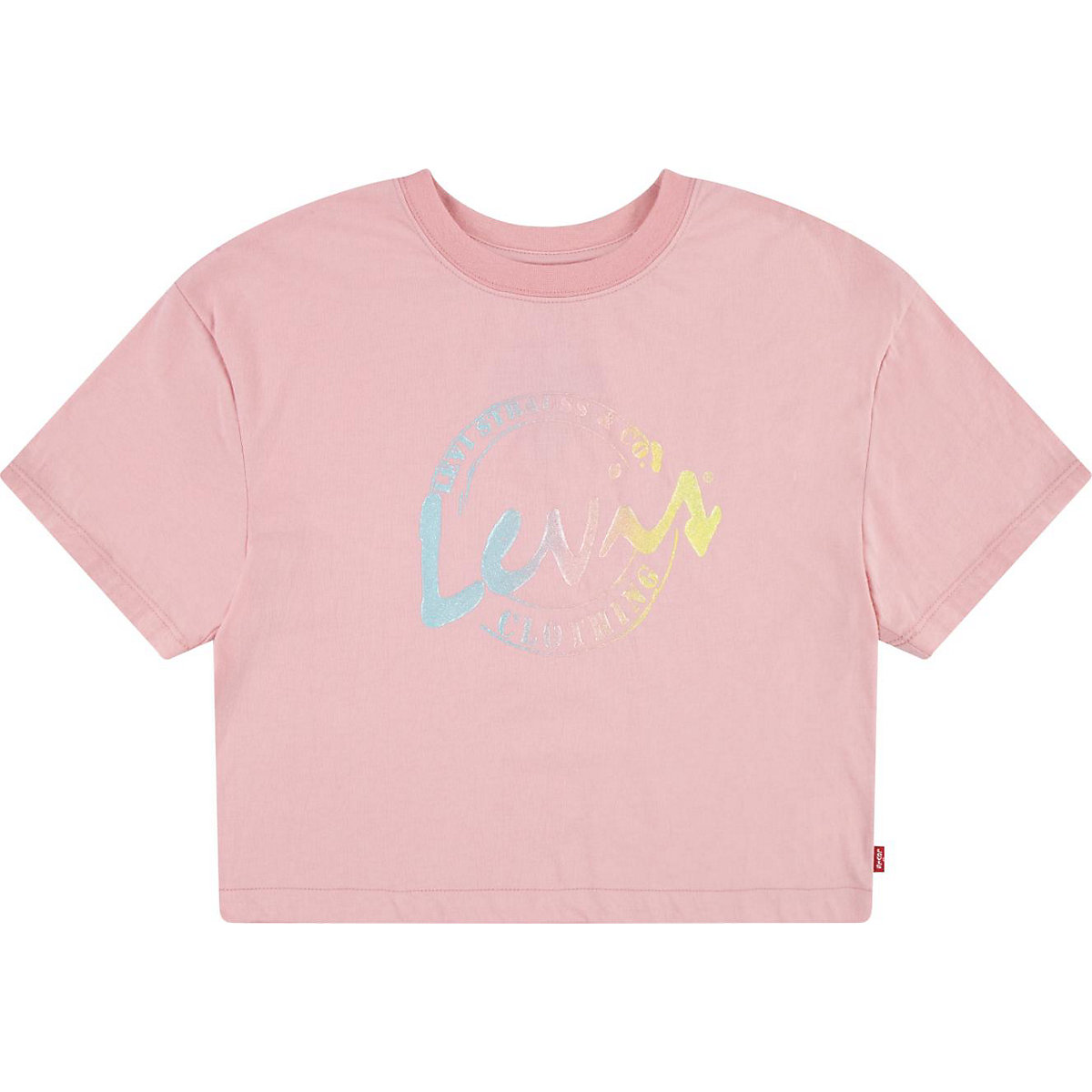 Levi's® Kids T-Shirt MEET GREET für Mädchen Organic Cotton rosa