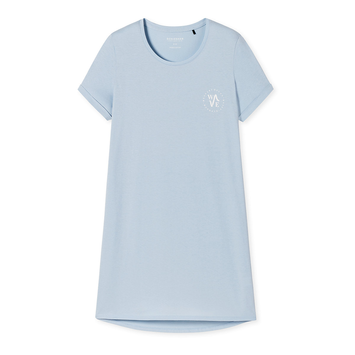 SCHIESSER Sleepshirt Essential Nightwear Nachthemden blau-kombi