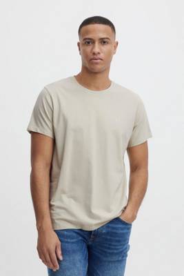 BLEND Rundhals T-Shirt 2-er Stück Pack Basic Shirt anthrazit EN8577