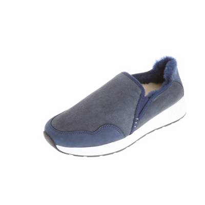 BNSM Ms. SNUG SlipOn aus gewachsenem Merinoschaffell dunkelblau