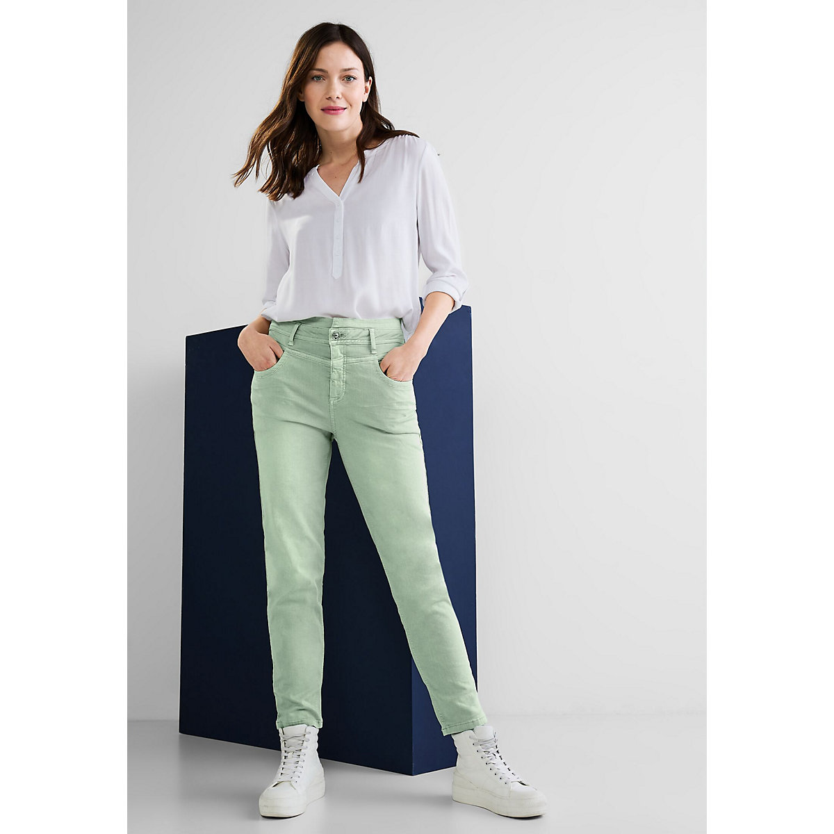 Street One Loose Fit Jeans mint OY6018