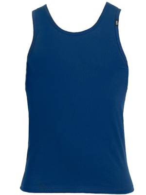 Kumpf Body Fashion 4er Sparpack Herren Unterhemd Bio Cotton Unterhemden blau/grau EN11164
