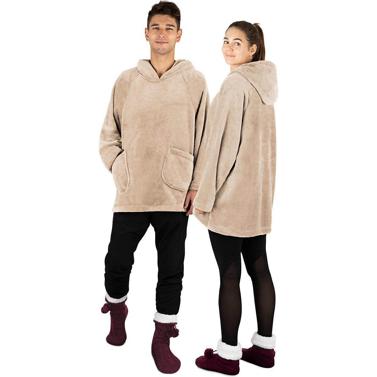 normani® Oversize Unisex Sweatshirt Pullover creme
