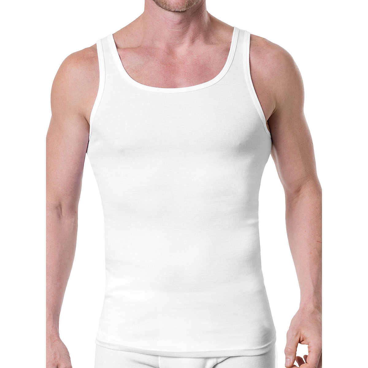 Kumpf Body Fashion 8er Sparpack Herren Unterhemd Bio Cotton Unterhemden schwarz/weiß