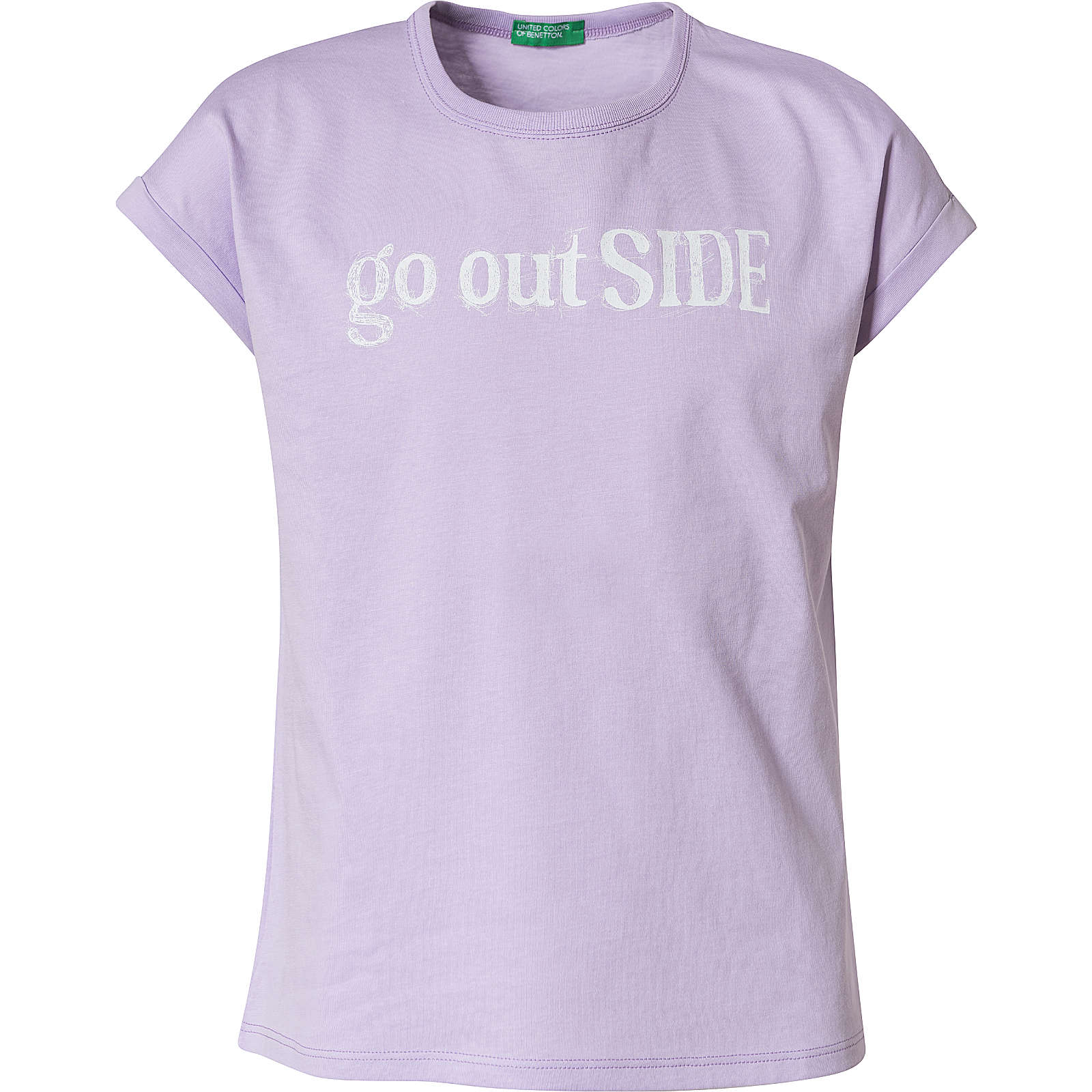 United Colors of Benetton T-Shirt für Mädchen violett Mädchen Gr. 128/134
