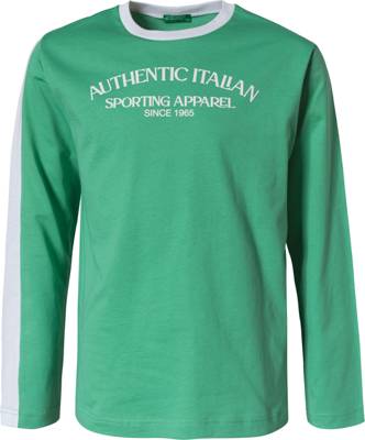 United Colors of Benetton Langarmshirt für Jungen hellgrün