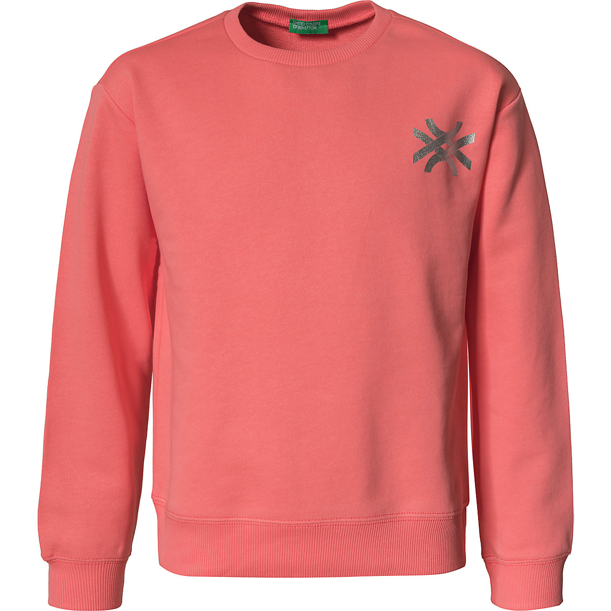 United Colors of Benetton Sweatshirt für Mädchen pink Modell 1