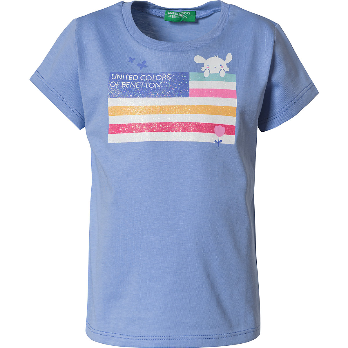 United Colors of Benetton T-Shirt für Mädchen lila