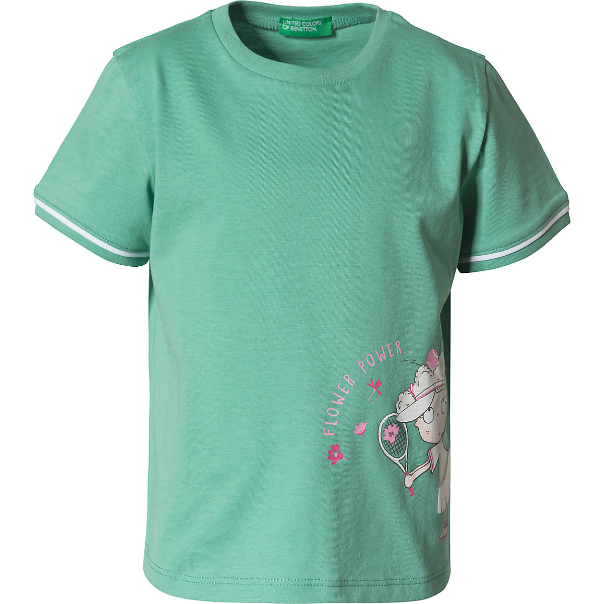 United Colors of Benetton T-Shirt für Mädchen hellgrün