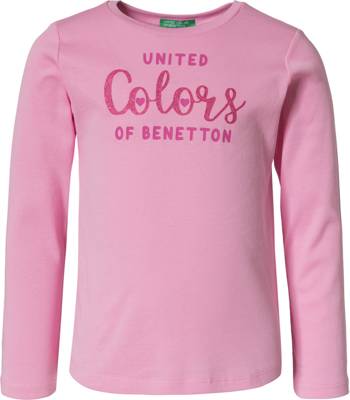 United Colors of Benetton Langarmshirt für Mädchen pink