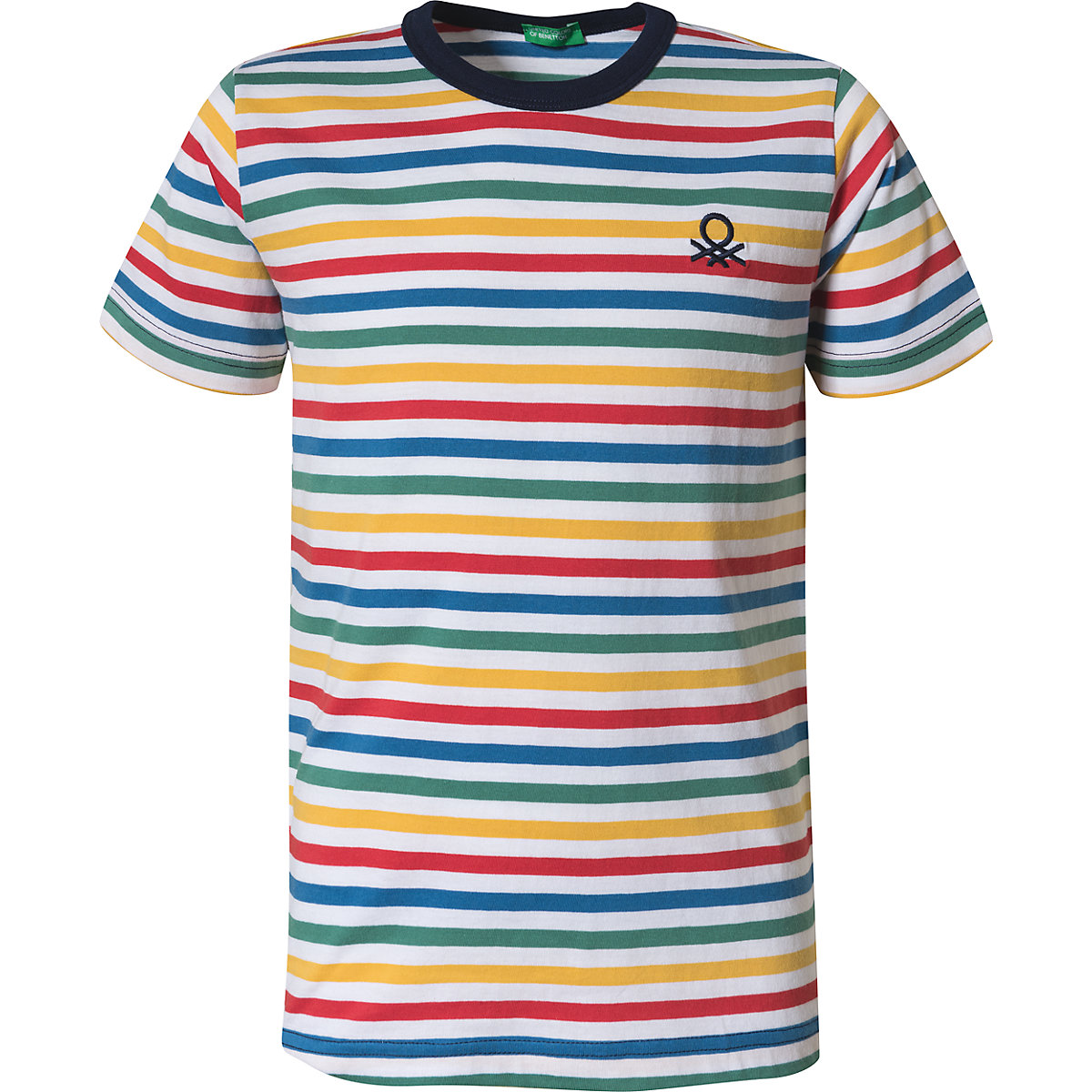 United Colors of Benetton T-Shirt für Jungen weiß-kombi