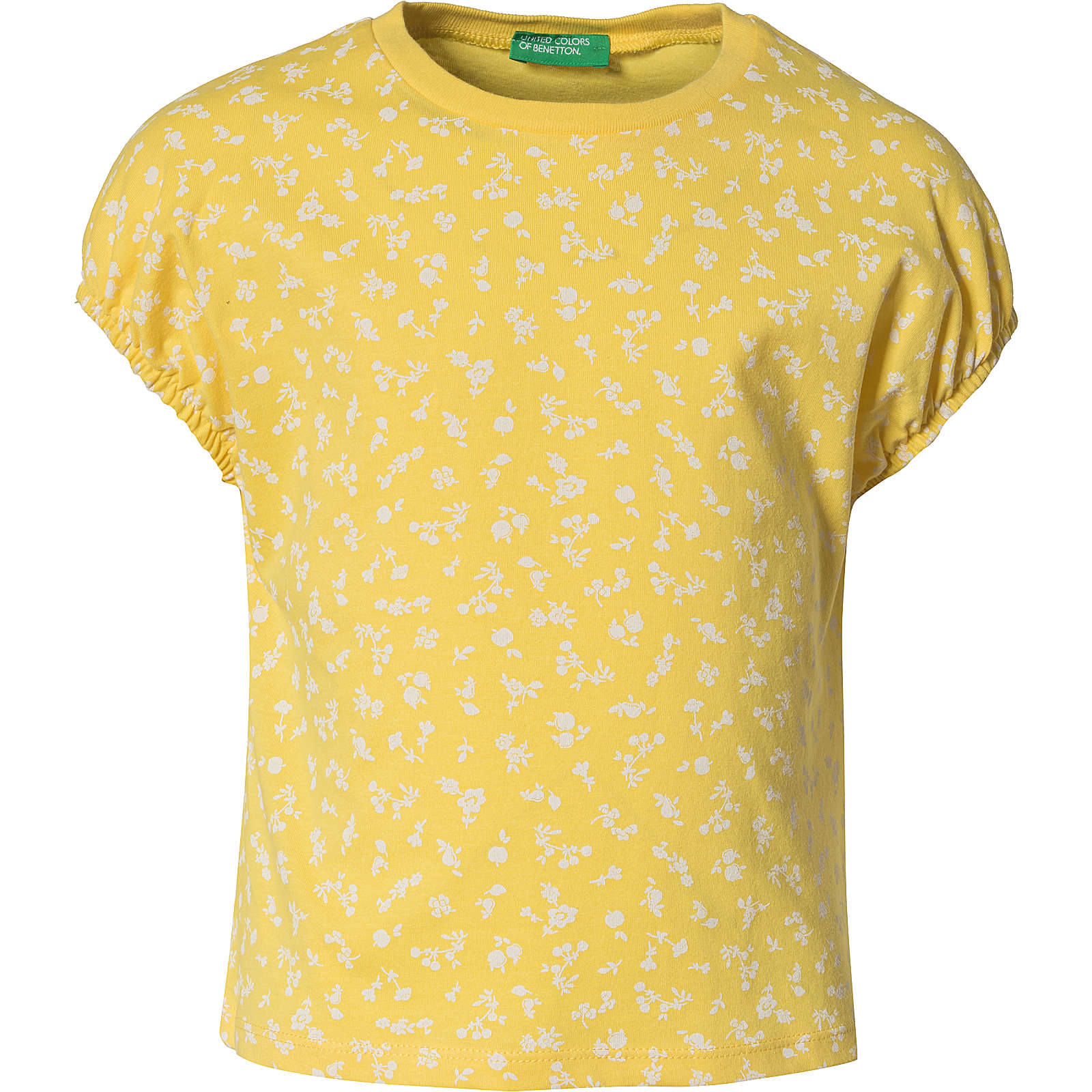 United Colors of Benetton T-Shirt für Mädchen gelb Mädchen Gr. 82