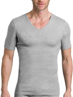 Kumpf Body Fashion 8er Sparpack Herren T-Shirt Bio Cotton Unterhemden grau/weiß EN10913
