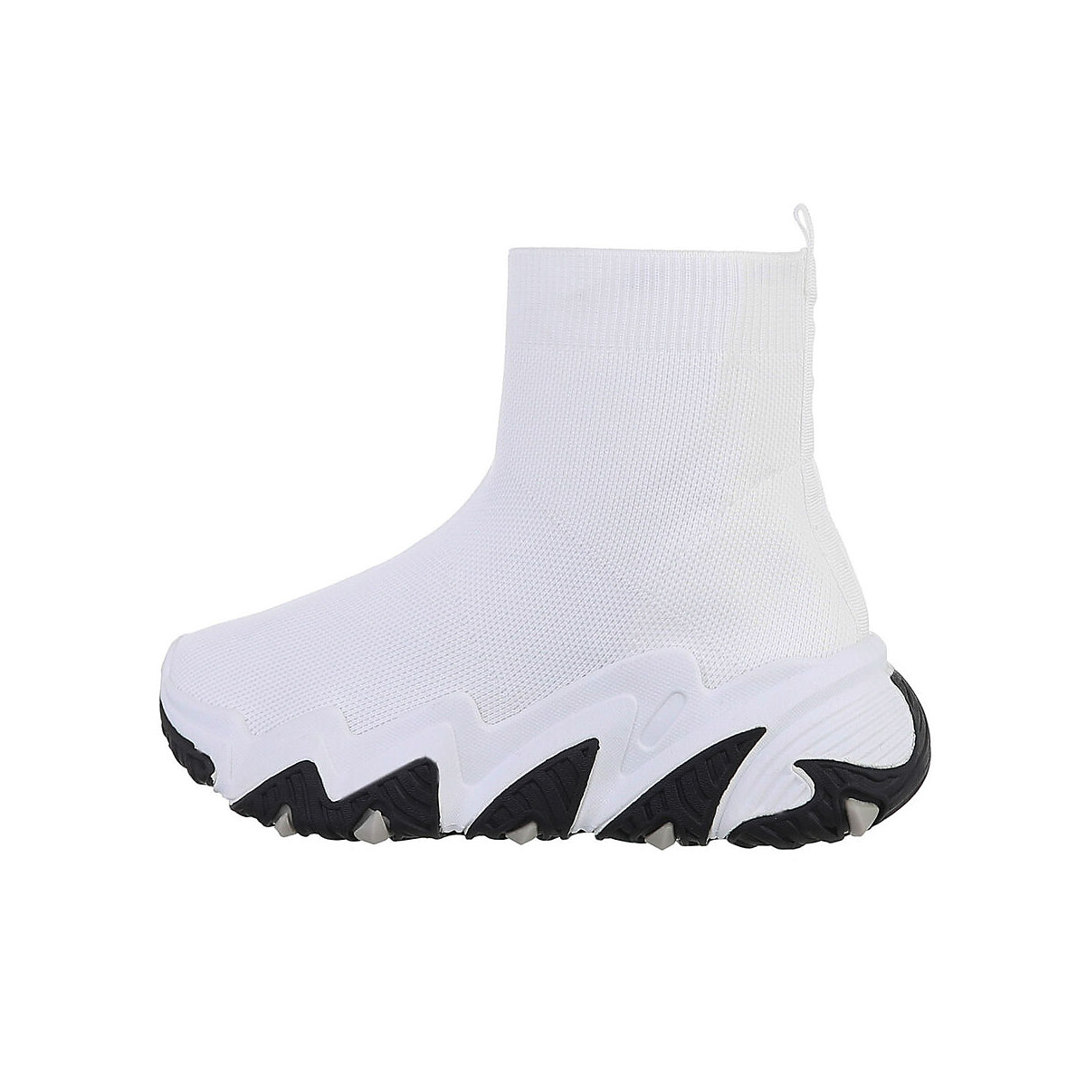 Ital-Design Sneakers High Flach weiß