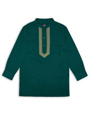 THREADBOYS Threadboys Hemd TBB Woven Eid Braden Langarmhemden MiniM grün