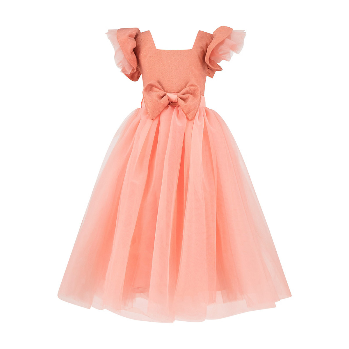 Prestije A-Linien-Kleid Kinder Mädchen Brautkleid Kleider pink