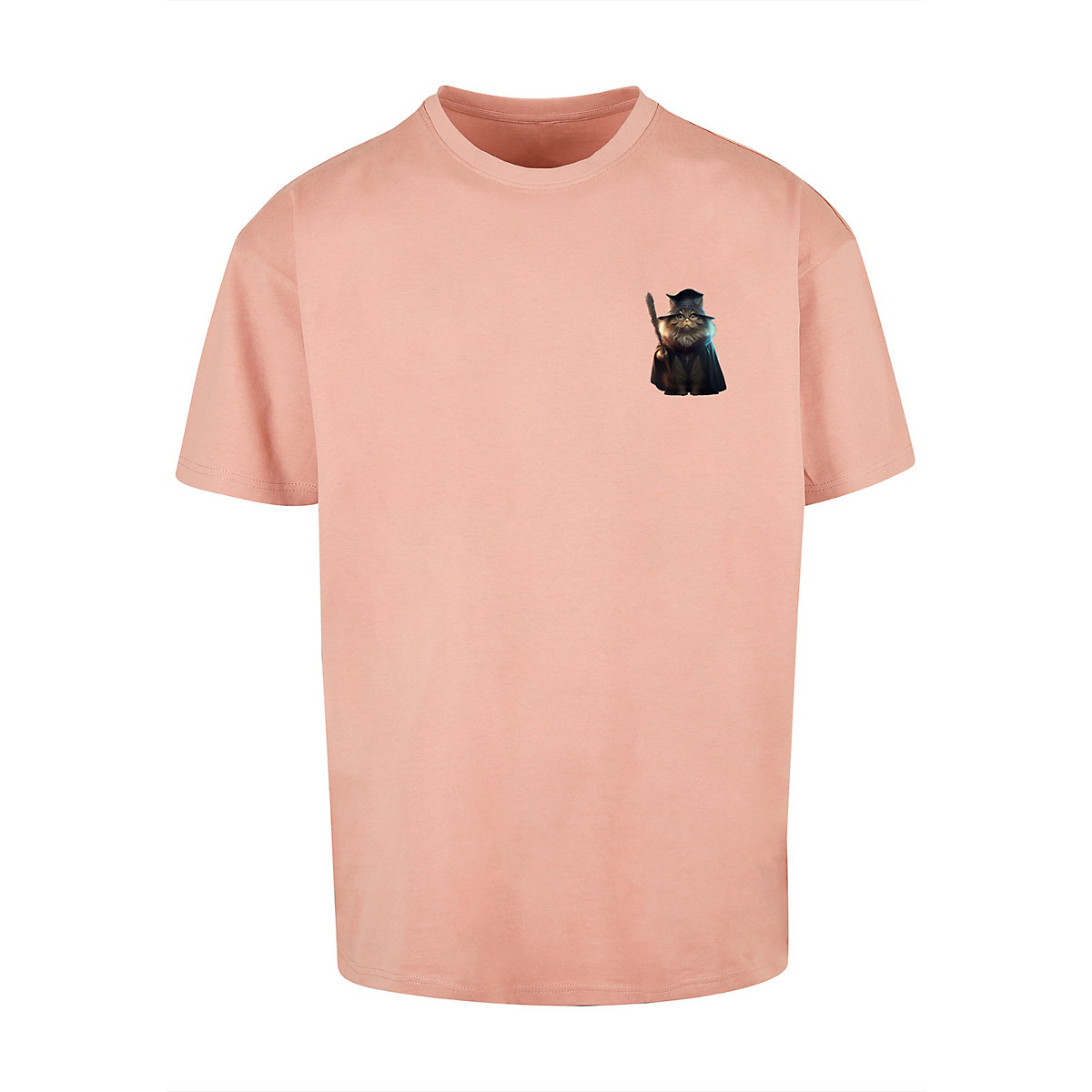 F4NT4STIC Wizard Cat OVERSIZE TEE T-Shirts beige