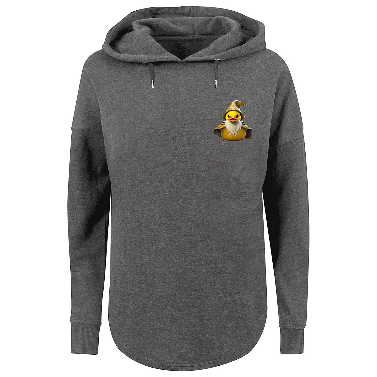 F4NT4STIC Rubber Duck Wizard OVERSIZE HOODIE Kapuzenpullover grau F4NT4STIC Rubber Duck Wizard OVERSIZE HOODIE Kapuzenpullover grau