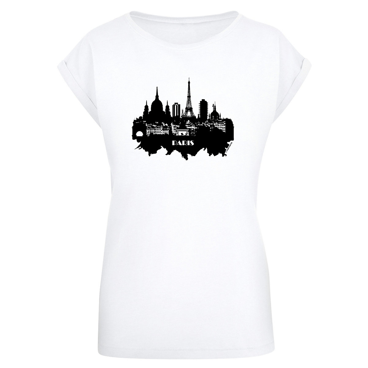 F4NT4STIC PARIS SKYLINE SHORT SLEEVE TEE T-Shirts weiß