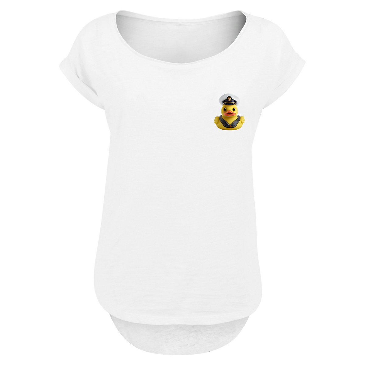 F4NT4STIC Rubber Duck Captain Long Tee T-Shirts weiß