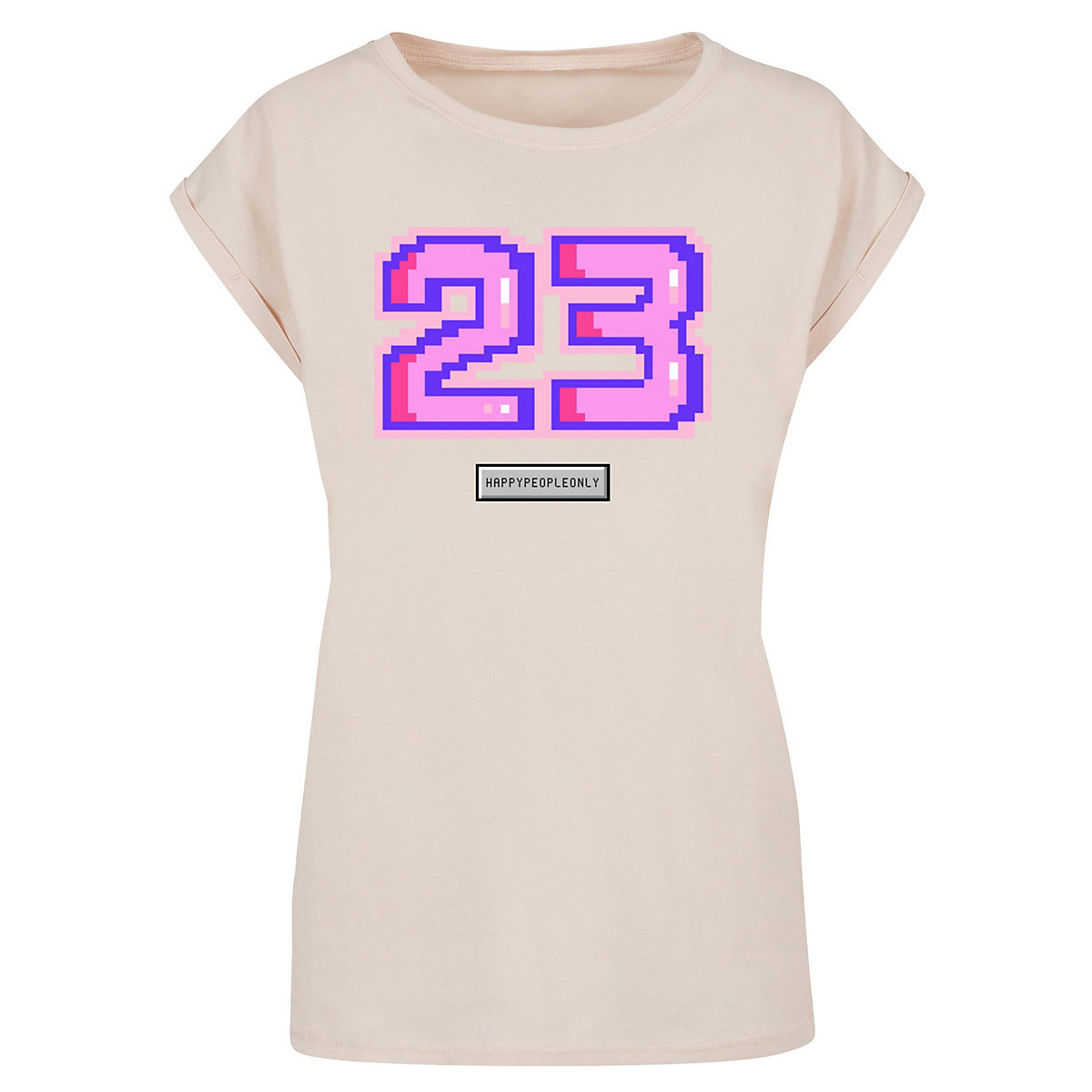 F4NT4STIC Pixel 23 pink T-Shirts sand