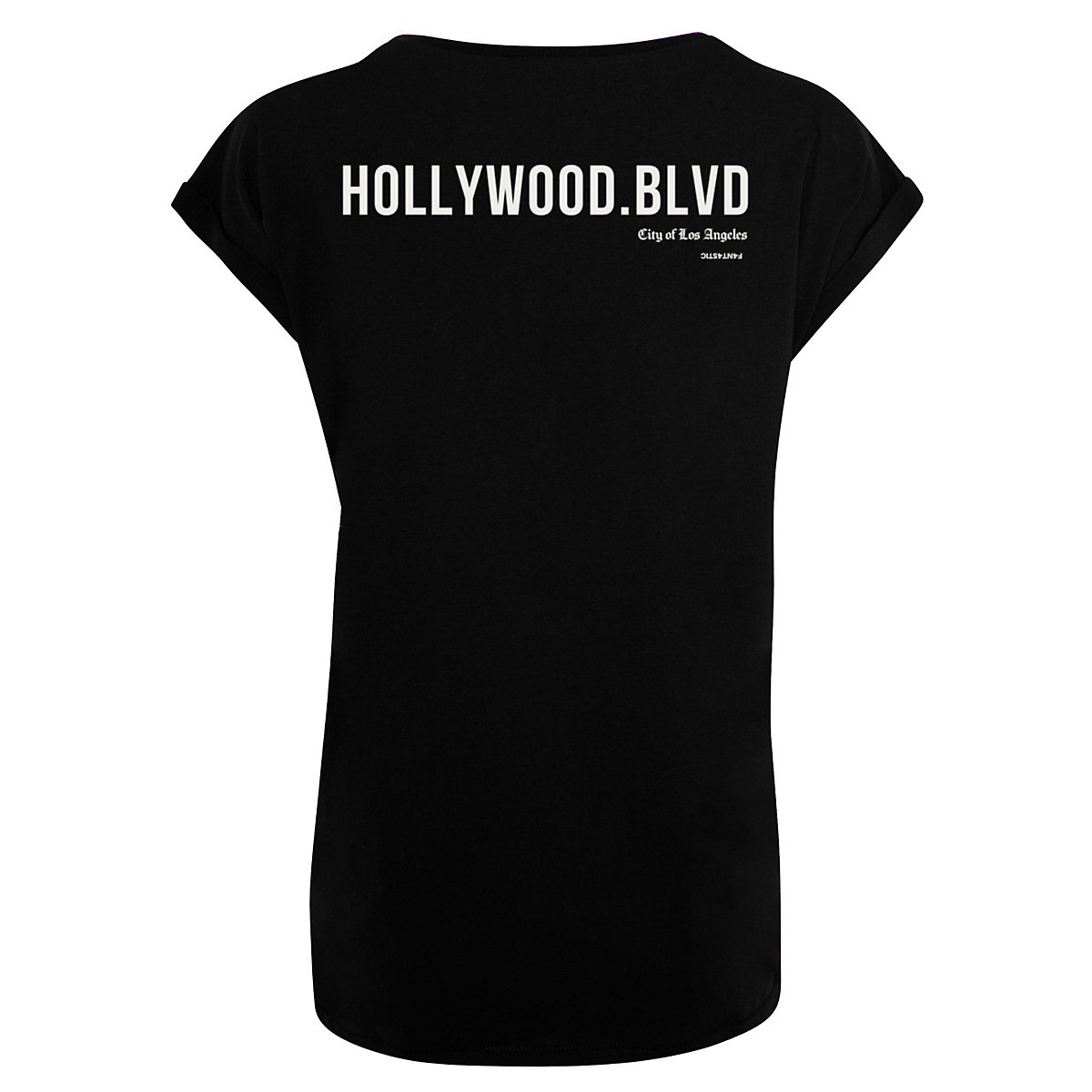 F4NT4STIC Hollywood blvd SHORT SLEEVE TEE T-Shirts schwarz