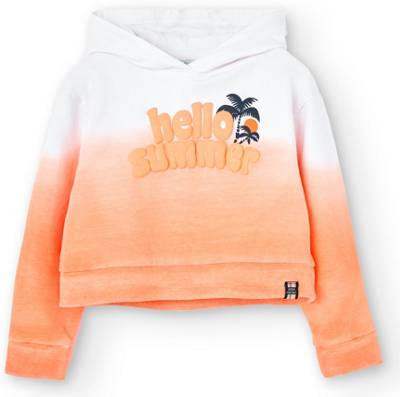 BÒBOLI Kapuzenpullover für Mädchen orange
