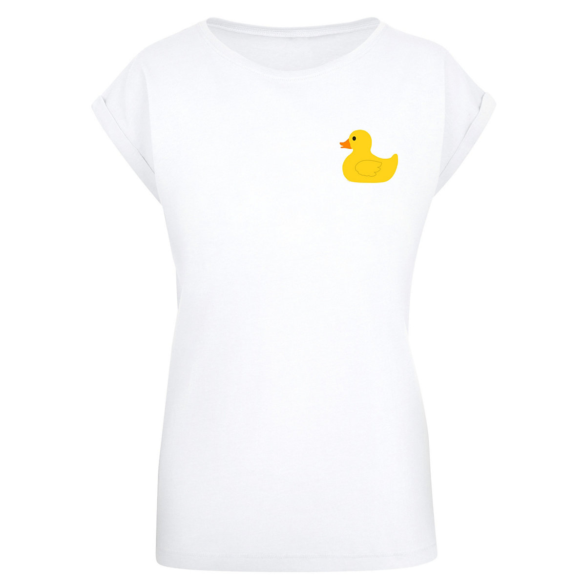 F4NT4STIC Yellow Rubber Duck SHORT SLEEVE TEE T-Shirts weiß